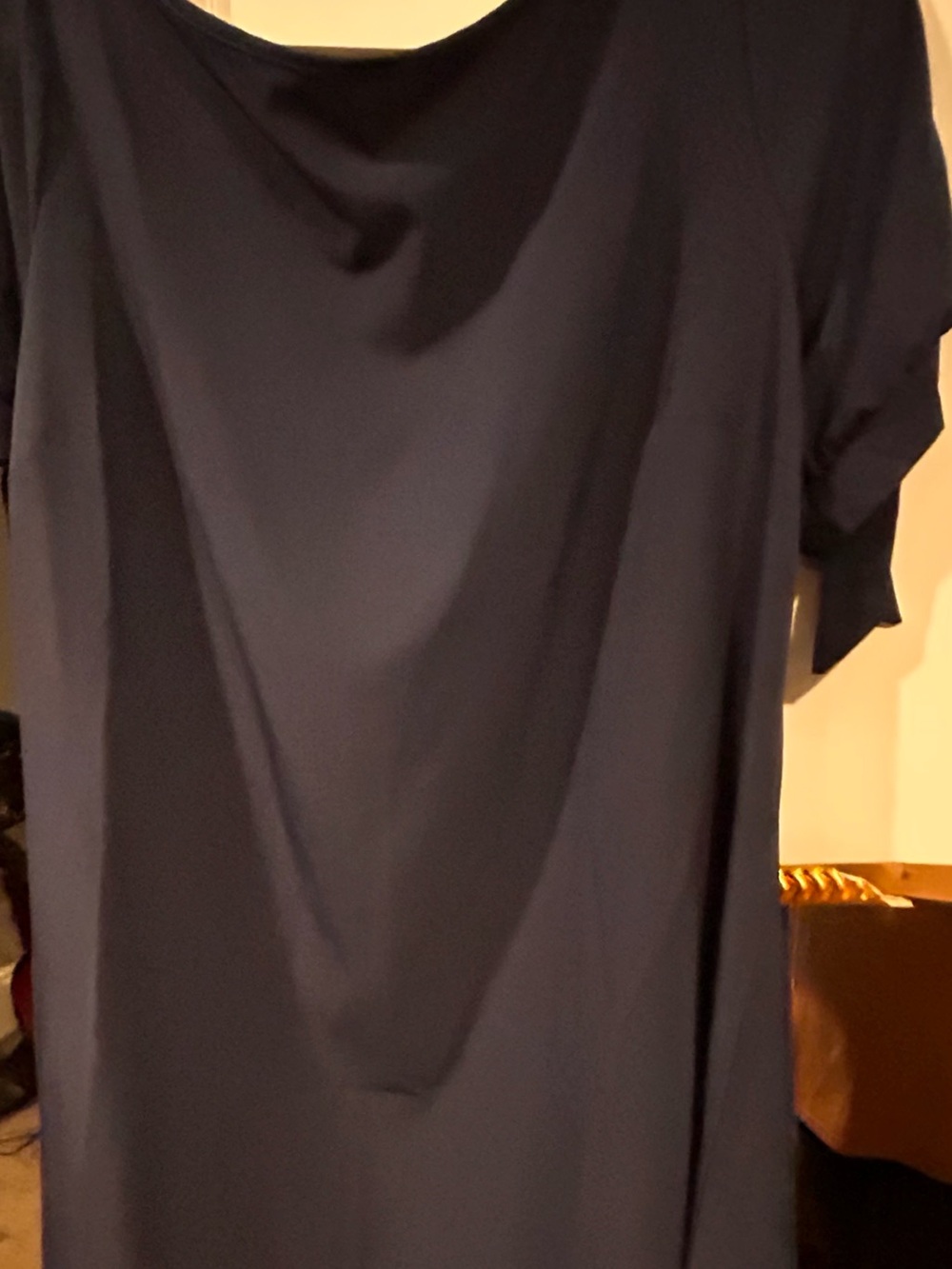 SHEIN Curve 1XL Black and White Tag with Dark Burgundy Nail Polish - Picture 4 of 7